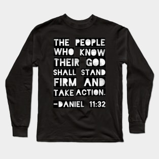 Motivational Bible Verse Design A Long Sleeve T-Shirt